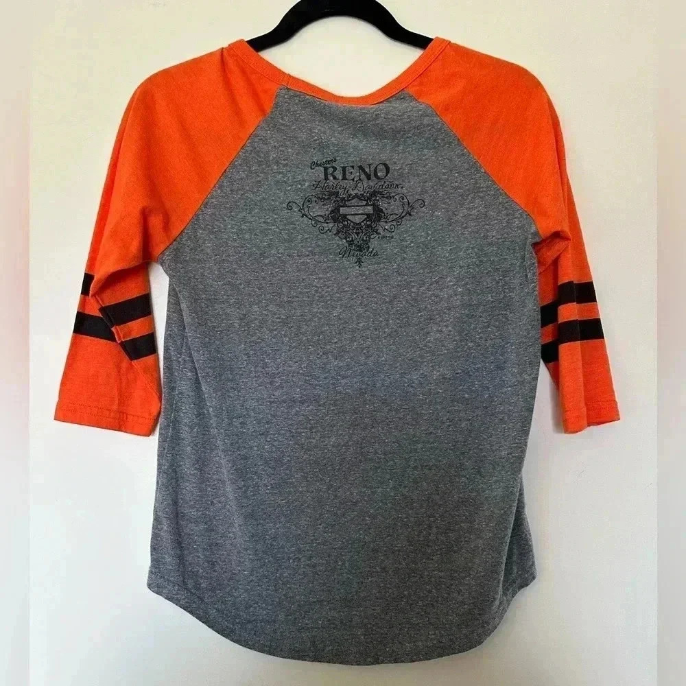 3/4 Sleeve Harley Davidson Shirt from Chester’s Reno Nevada - Picture 5 of 5